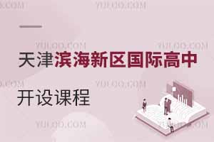 天津?yàn)I海新區(qū)國(guó)際高中開(kāi)設(shè)課程